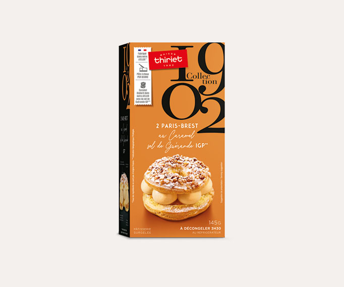 2 Paris-Brest au caramel - sel de Guérande IGP*