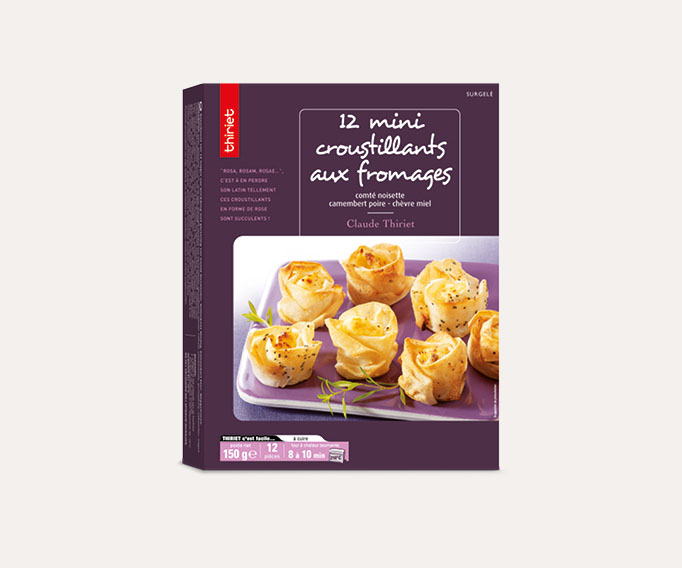 12 Mini croustillants aux fromages