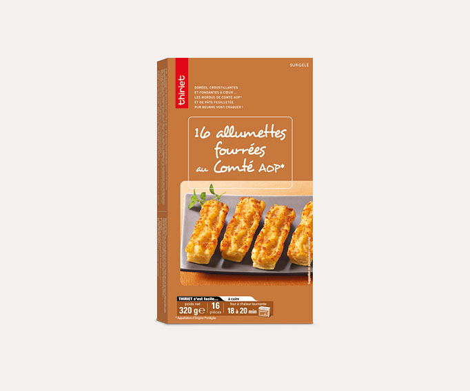 16 Allumettes fourrées au Comté AOP*