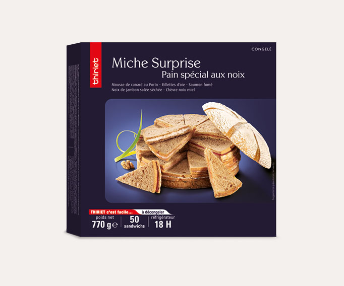 Miche surprise pain spécial aux noix