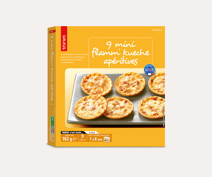 9 Mini flamm'kueche apéritives