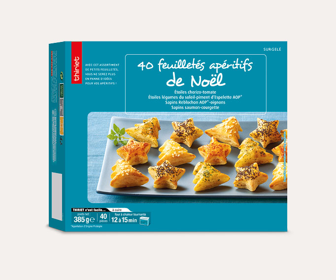 40 Feuilletés apéritifs de Noël