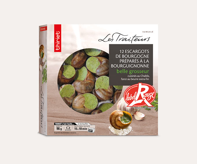 12 Escargots Bourgogne Label Rouge belle grosseur