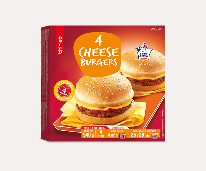 4 Cheeseburgers