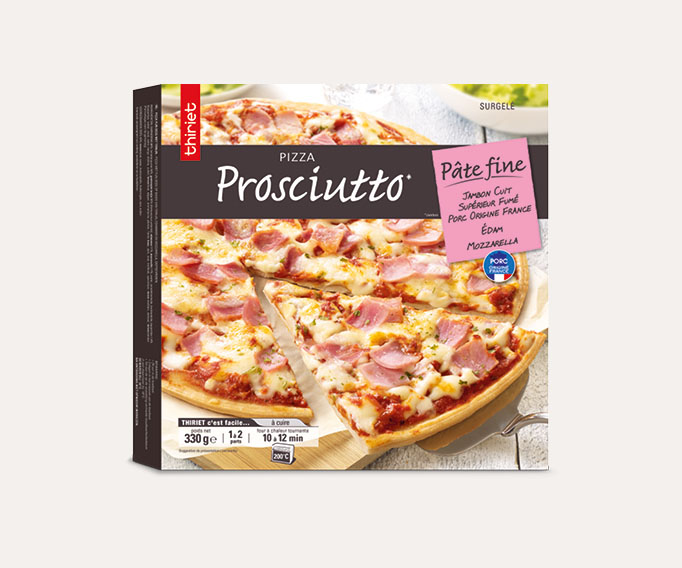 Pizza pâte fine Prosciutto