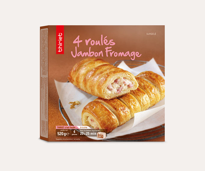 4 Roulés jambon/fromage Lot de 2 boîtes