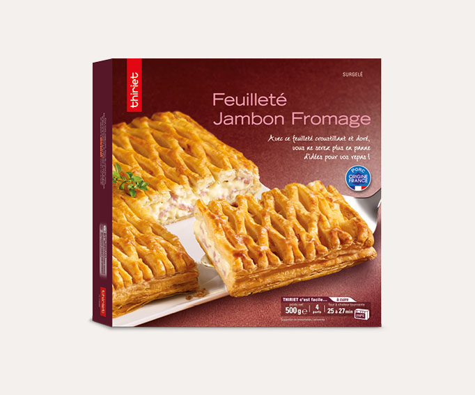 Feuilleté jambon/fromage