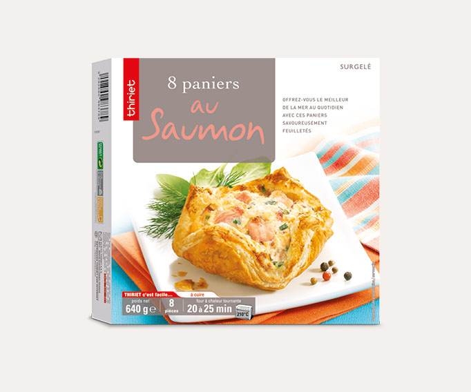 8 Paniers au saumon