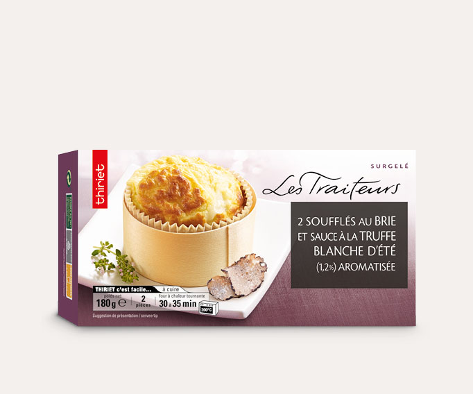 2 Soufflés au brie et à la truffe blanche d'été