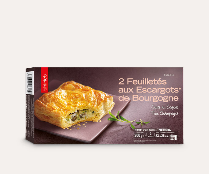 2 Feuilletés aux escargots de Bourgogne