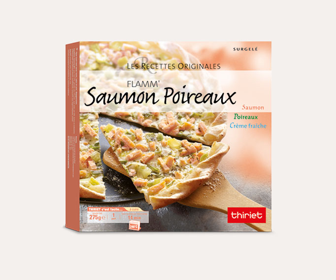 Flamm' saumon/poireaux