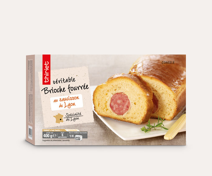 Véritable brioche fourrée au saucisson de Lyon