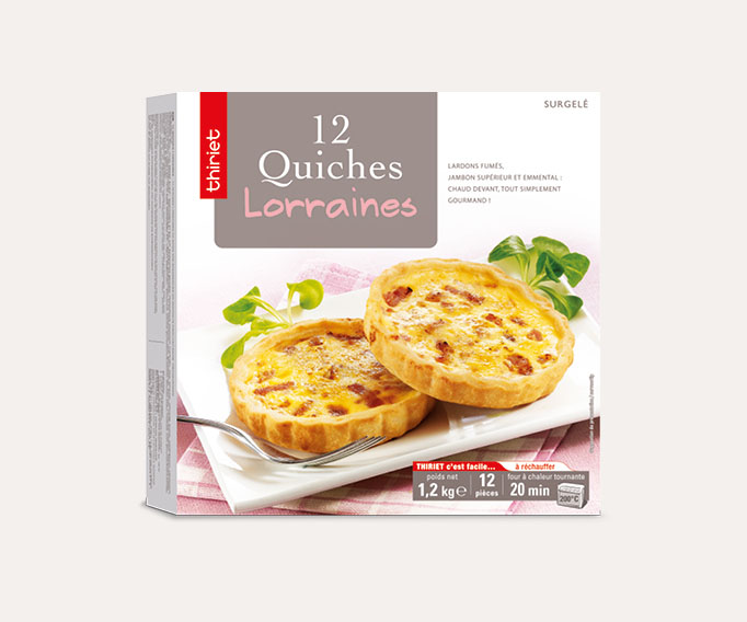 12 Quiches lorraines