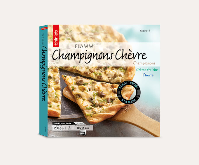 Flamm’ champignons/chèvre