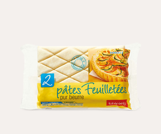 2 Pâtes feuilletées pur beurre