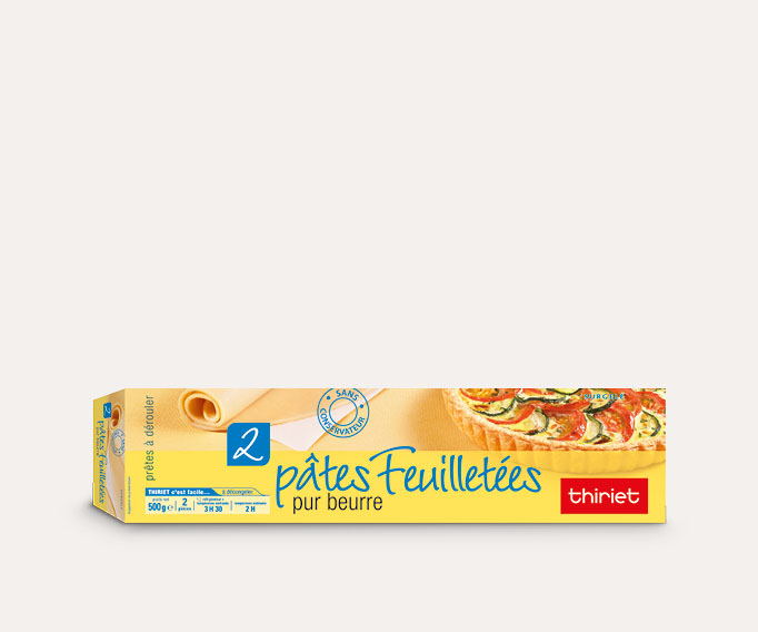 2 Pâtes feuilletées pur beurre