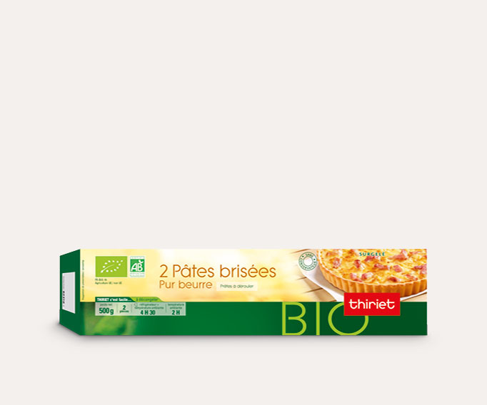 2 Pâtes brisées pur beurre biologiques