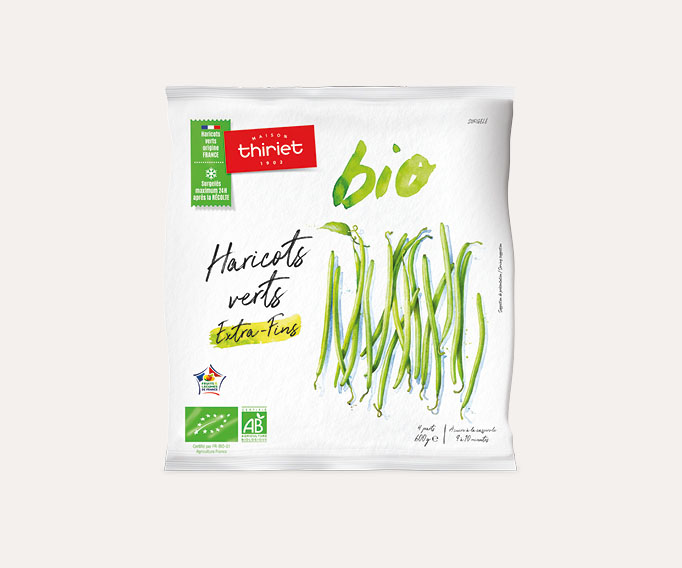 Haricots verts extra-fins biologiques