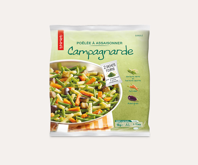 Poêlées à assaisonner Lot de 2 sachets au choix