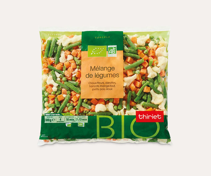 Mélange de légumes biologiques