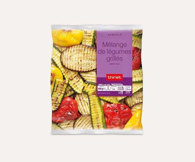 Mélange de légumes grillés