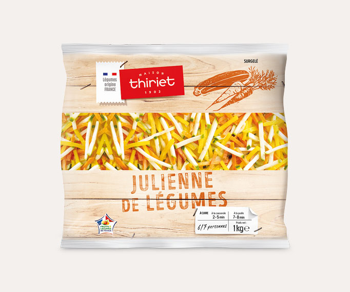 Julienne de légumes