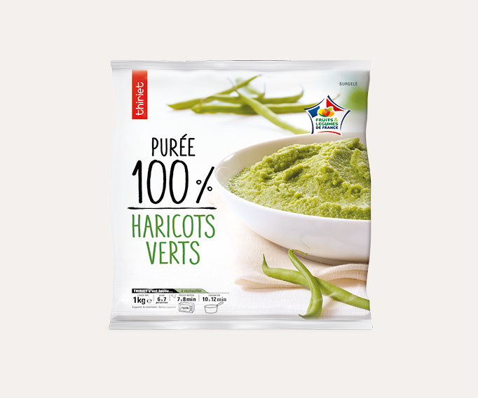 Purée de haricots verts