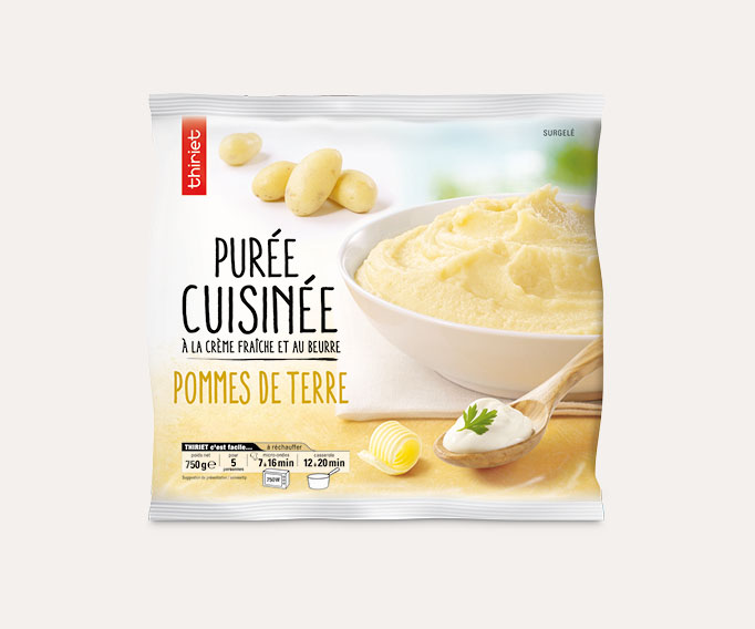 Purée de pommes de terre cuisinée