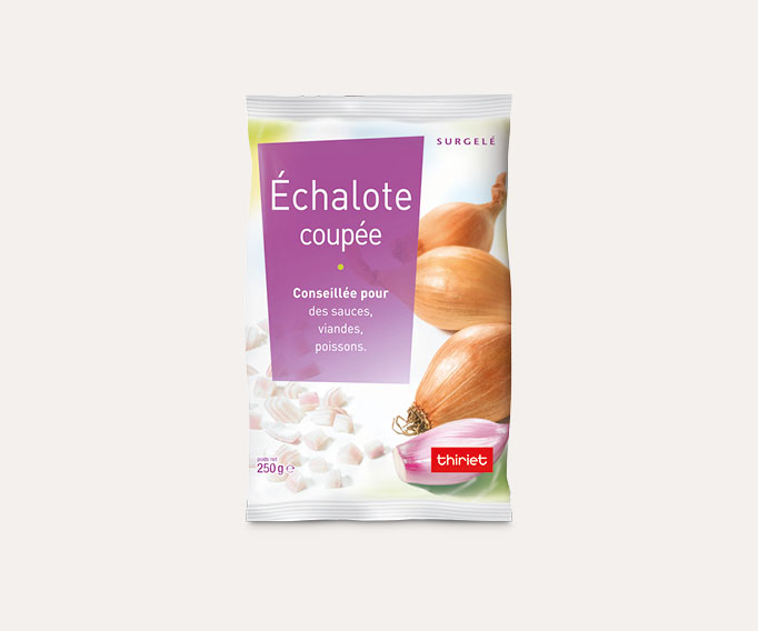 Echalote coupée