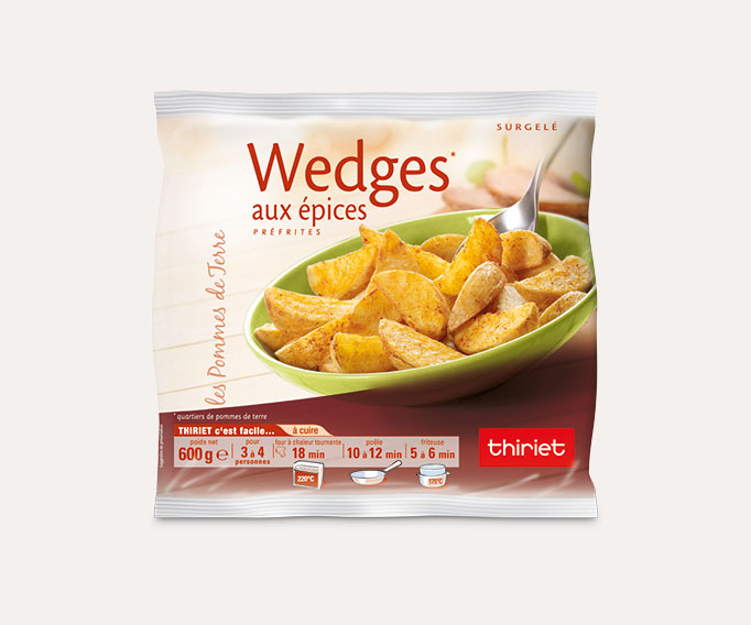 Wedges aux épices douces Lot de 2 sachets