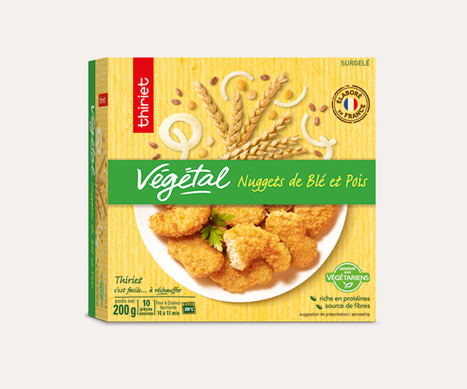 Nuggets de blé et pois