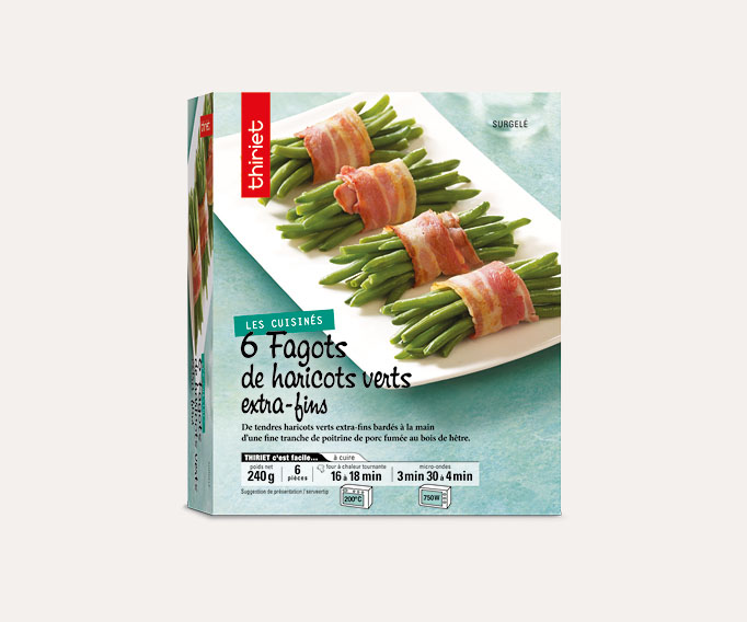 6 Fagots de haricots verts extra-fins