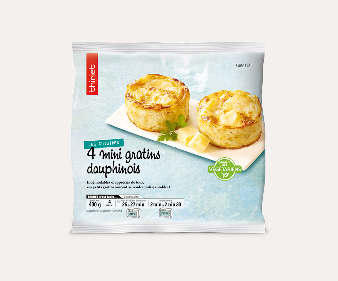 4 Mini gratins dauphinois