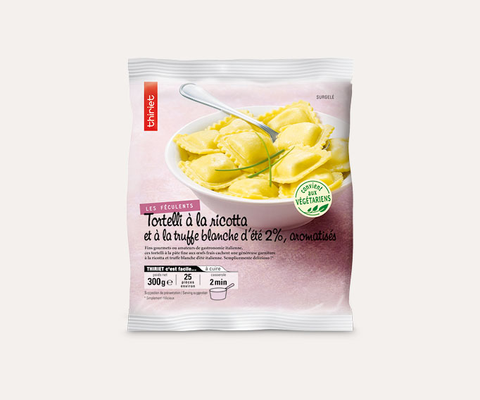 Tortelli à la ricotta et à la truffe blanche d'été