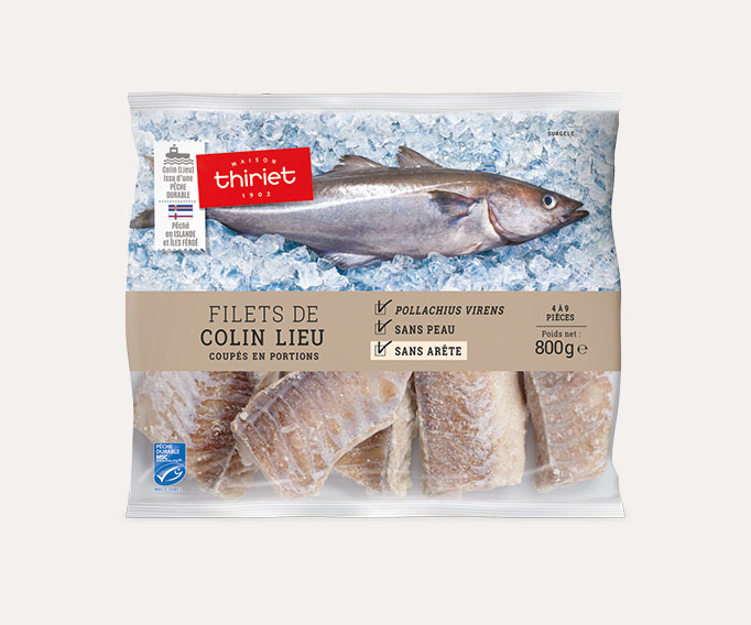 Filets de colin (lieu)