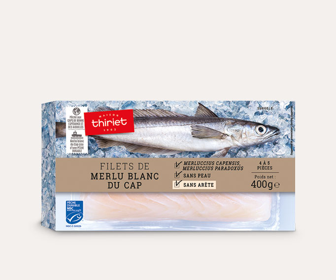 Filets de merlu blanc du Cap