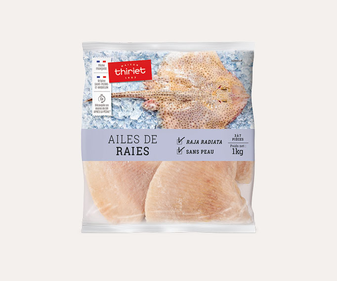 Ailes de raie pelées