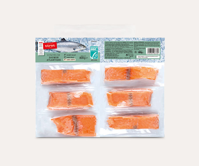 8 Pavés de saumon Atlantique