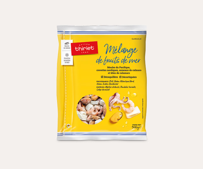 Mélange de fruits de mer
