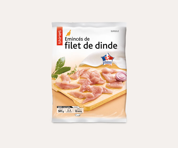 Emincés de filet de dinde