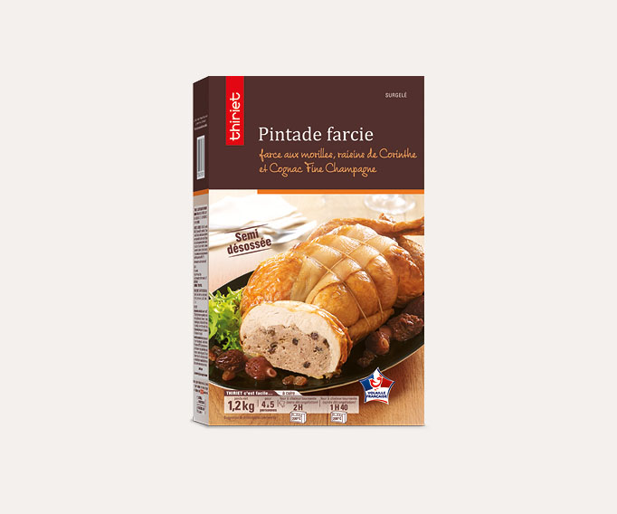 Pour une Pintade farcie achetée =  pommes Duchesse OFFERTES