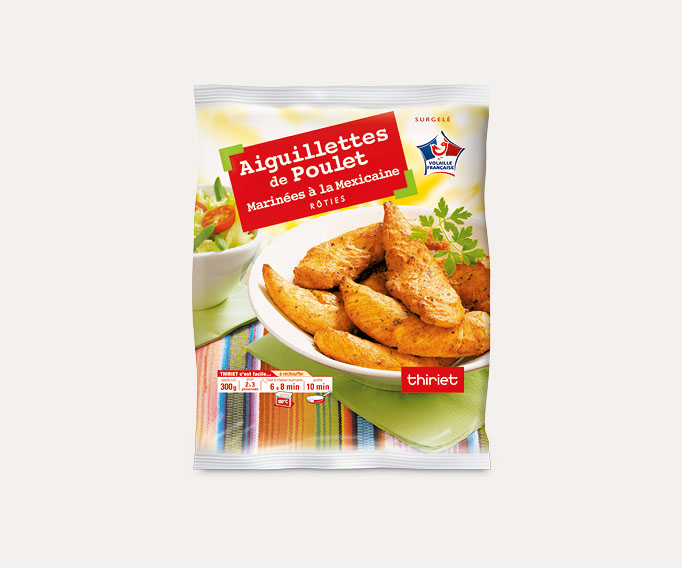 Aiguillettes de poulet marinées à la mexicaine