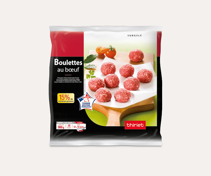Boulettes au boeuf 15% M.G.