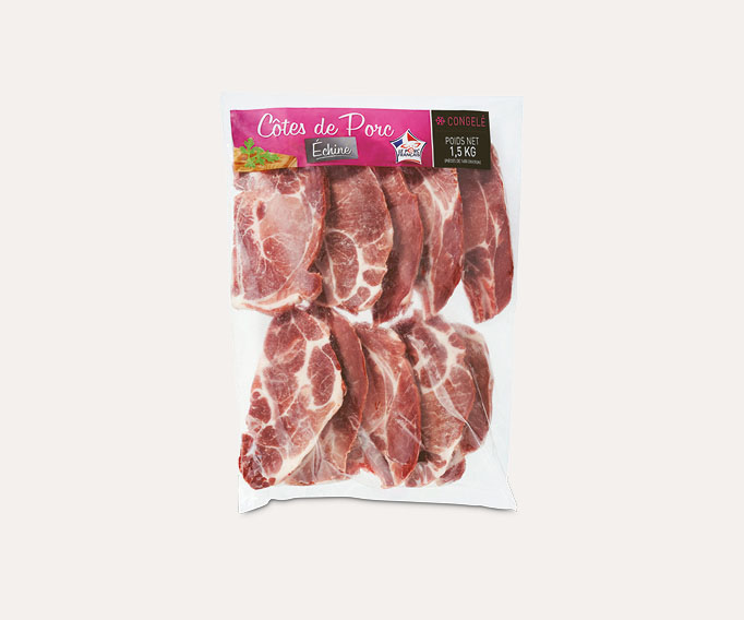 Côtes de porc échine