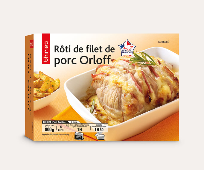 Rôti de filet de porc Orloff