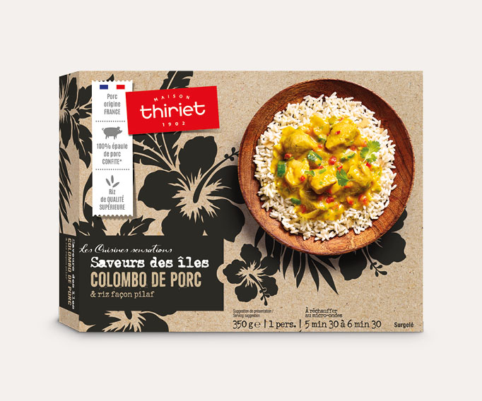 Colombo de porc et riz façon pilaf