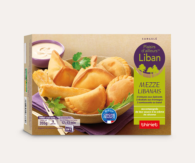 Assortiment de mezze libanais