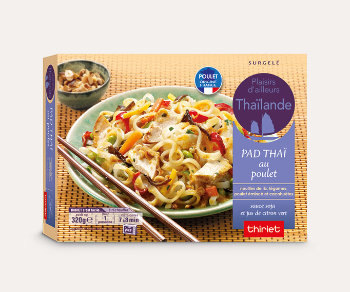 Pad thaï au poulet