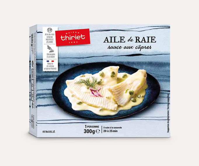 Aile de raie sauce aux câpres