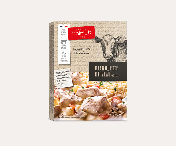 Blanquette de veau et riz